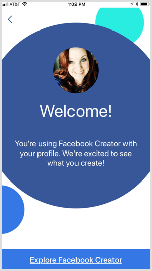 Prozkoumejte aplikaci Facebook Creator