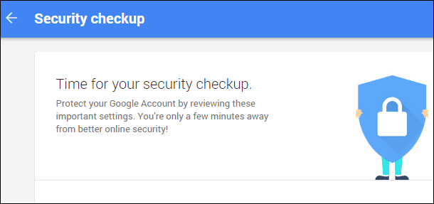 Google vám dává 2 GB volného místa na disku pro jednoduchou bezpečnostní kontrolu
