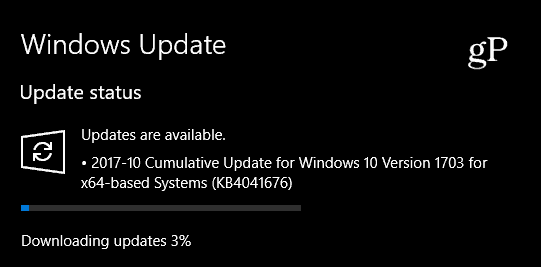 Společnost Microsoft rozšiřuje kumulativní aktualizaci systému Windows 10 KB4041676