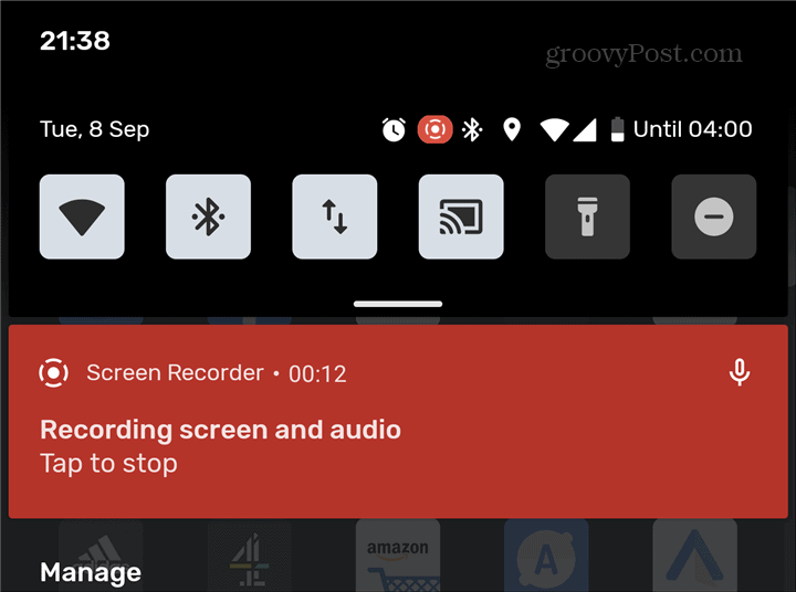 Nahrávání Android Screen Recorder