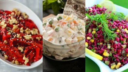 Různé recepty na salát 