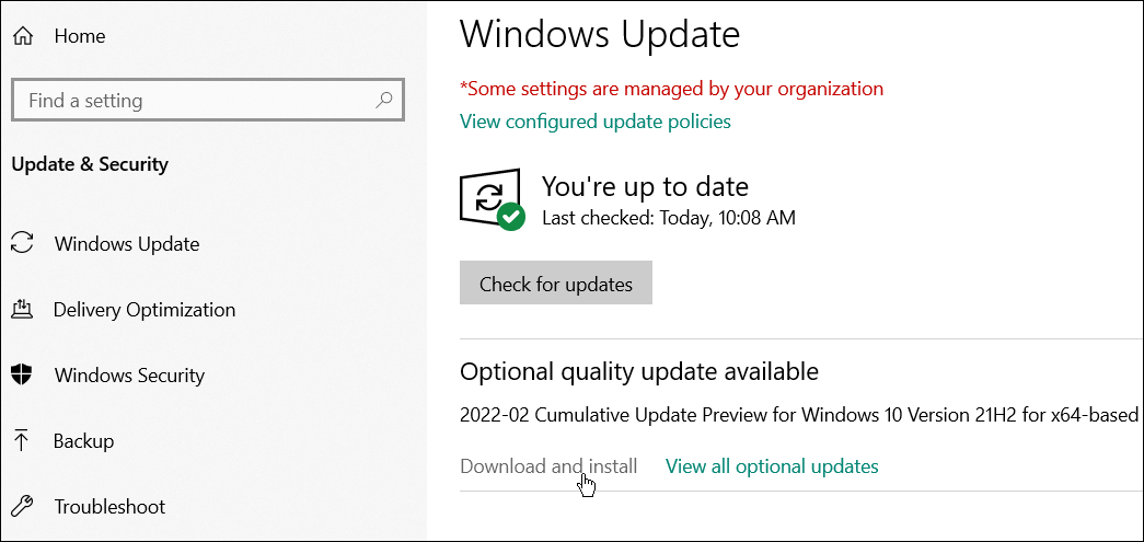 Aktualizace systému Windows opravuje hlavní panel systému Windows zobrazený na celé obrazovce