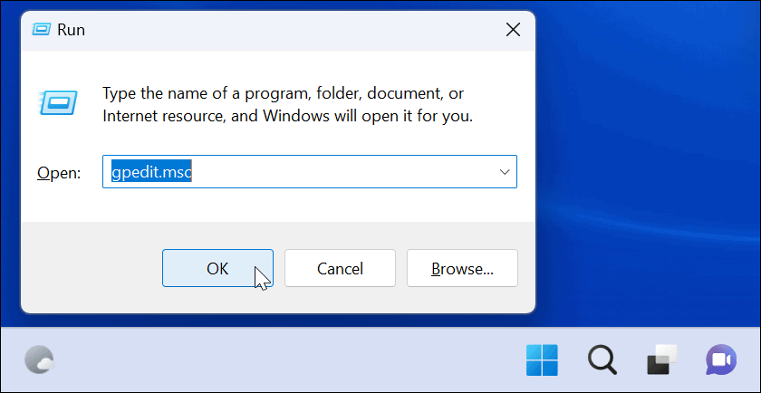 gpedit blokuje uživatelům nastavení v systému Windows 11