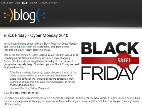 černý pátek blog