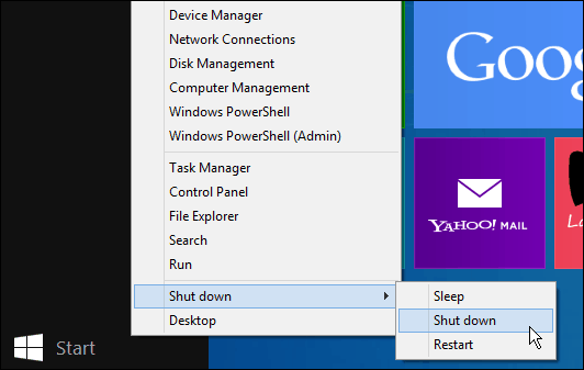 Aktualizace systému Windows 8.1 usnadňuje vypínání