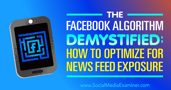 Algoritmus Facebooku rozhoduje o tom, jaký obsah se zobrazí lidem na platformě.
