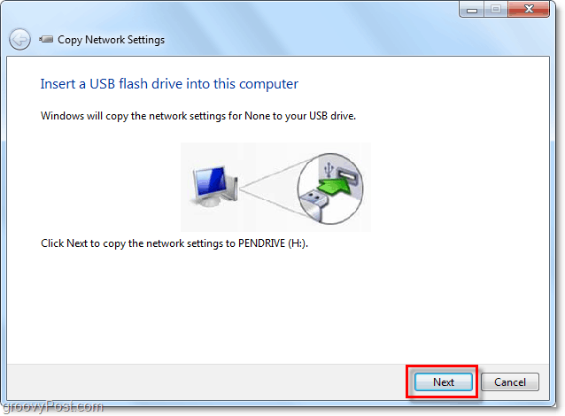 nástroj pro zálohování bezdrátového připojení v systému Windows 7
