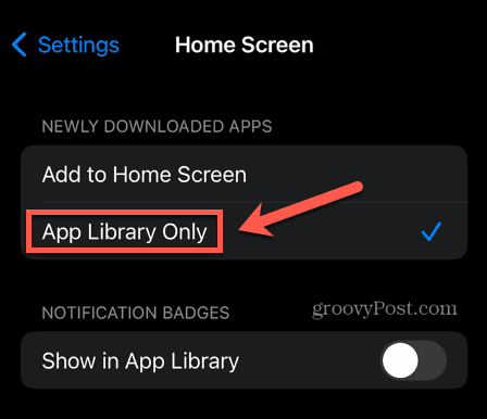 pouze knihovna aplikací pro iphone