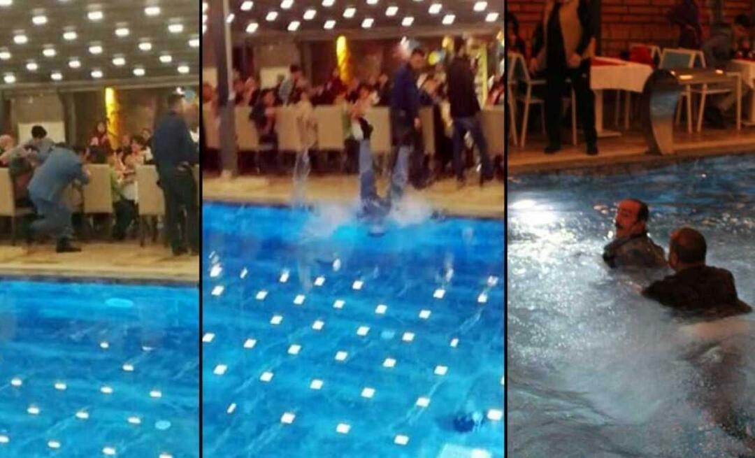 Pro oběti zemětřesení v noci morálky nic nezbylo! Mustafa Keser spadl do bazénu