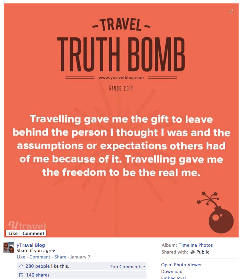 cestovní pravda bomba