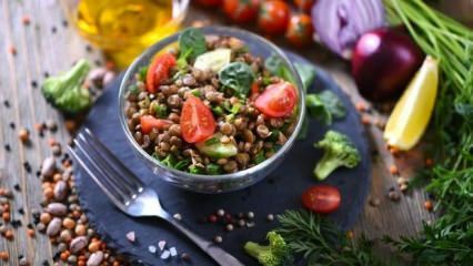 Hubnutí dieta salát recept 