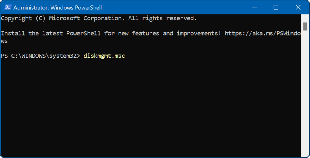 diskmgmt_msc otevřít správu disků v systému Windows 11