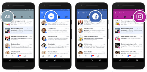 Facebook umožnil podnikům propojit své účty Facebook, Messenger a Instagram do jedné doručené pošty, aby mohly spravovat komunikaci na jednom místě.