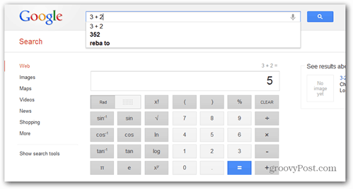 Google Search má vestavěnou vědeckou kalkulačku
