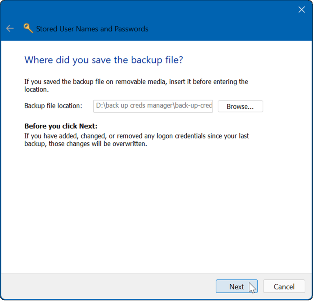 Jak používat Credential Manager v systému Windows 11