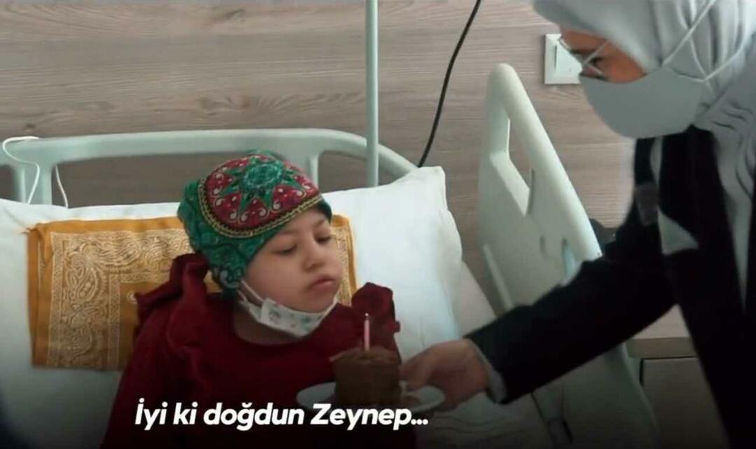 Emine Erdoğan navštívila děti s rakovinou