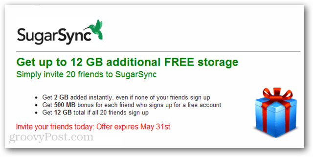 SugarSync: Získejte až 12 GB volného místa do 31. května