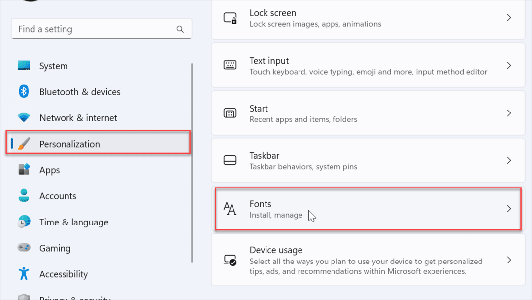 Jak nainstalovat nebo odinstalovat písma v systému Windows 11