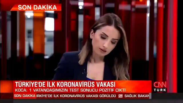 Reportér CNN Türk Duygu Kaya zachytil koronaviry!