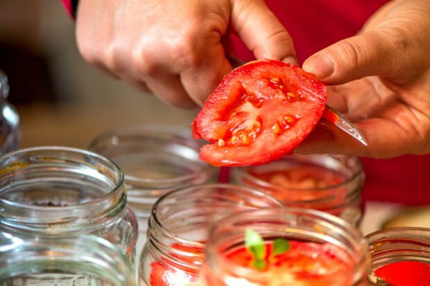 Jak vyrobit konzervované rajče