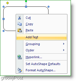 Microsoft Word 2007 Přidat text