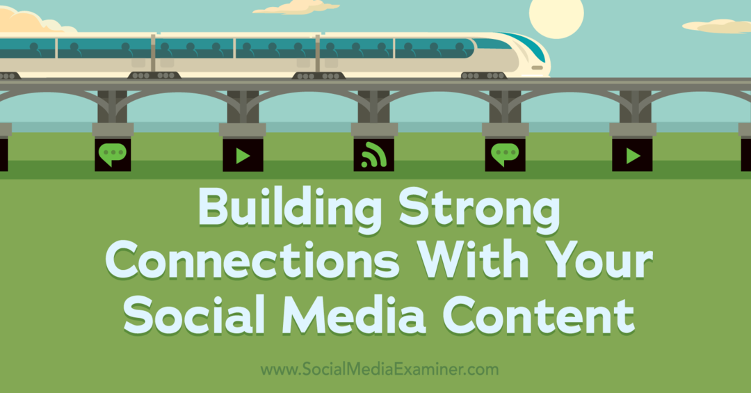Budování pevných spojení s obsahem vašich sociálních médií: Social Media Examiner