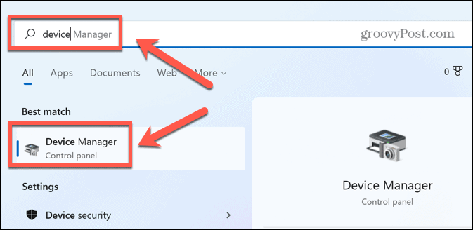 správce zařízení windows