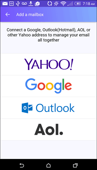 Aplikace Yahoo