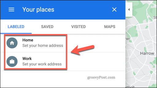 Nabídka Vaše místa v Mapách Google