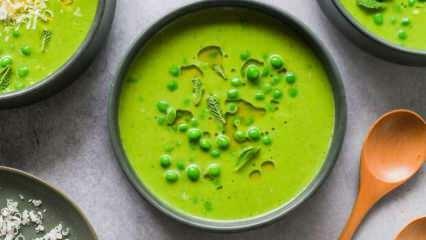 Recept na polévku ze zeleného hrášku! Jak připravit uklidňující hráškovou polévku?