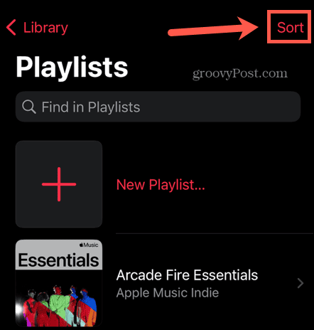 Apple music řazení seznamů skladeb