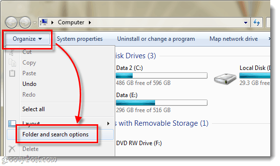 Jak zobrazit skryté soubory a složky v systému Windows 7