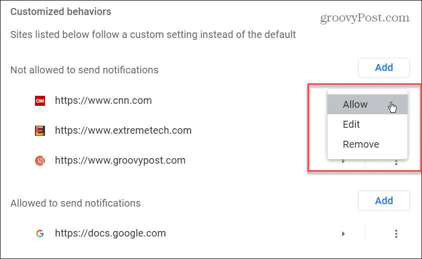 Zastavit oznámení v prohlížeči Google Chrome