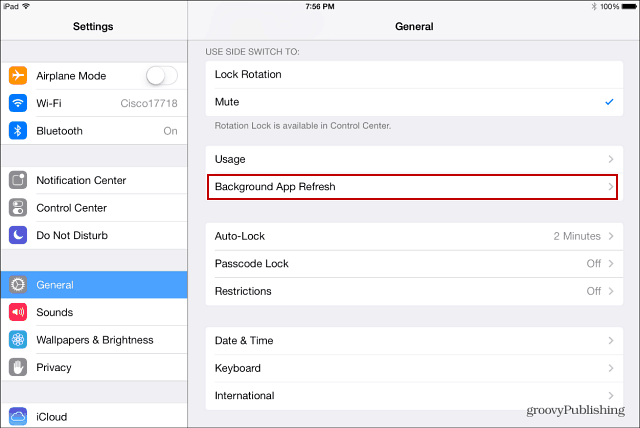 Tipy pro správu aplikací v systému iOS 7