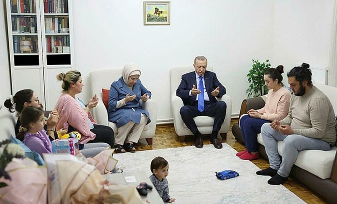 Smysluplná návštěva prezidenta Erdoğana a Emine Erdoğanové u rodiny, která přežila zemětřesení!