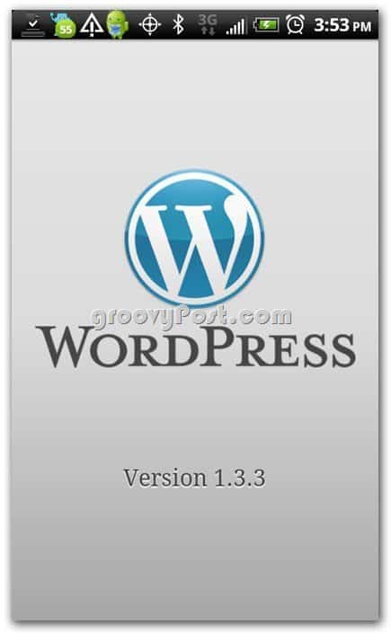 Wordpress pro Android verze 1.33