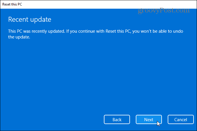 poslední aktualizace windows 11