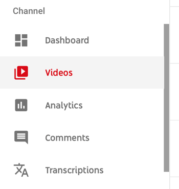 Jak pomocí řady videí rozšířit svůj kanál YouTube, možnost nabídky vybrat konkrétní video YouTube a zobrazit analytická data