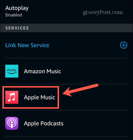 služby alexa apple music