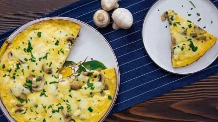 Jak udělat houbovou omeletu? Praktický a lahodný recept na houbovou omeletu na sahur