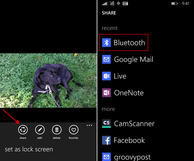 Windows Phone 8.1 Tip: Sdílení souborů přes Bluetooth