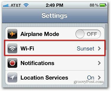 Apple iOS: Přestaňte obtěžovat oznámení WiFi PopUp
