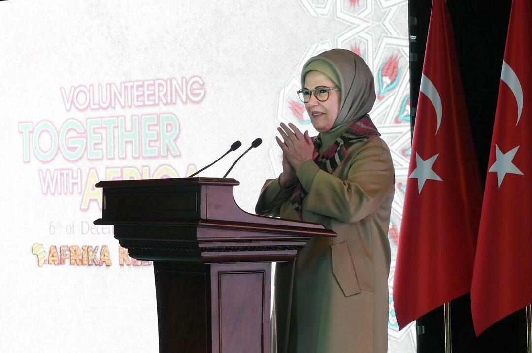 Emine Erdogan přednesla projev v programu Afrického domu Association