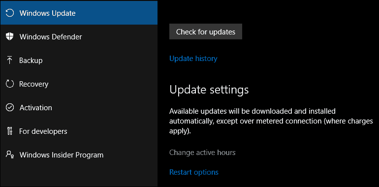 Jak odložit, odložit nebo blokovat aktualizaci Windows 10 Fall Creators