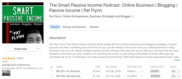 podcast s inteligentním pasivním příjmem