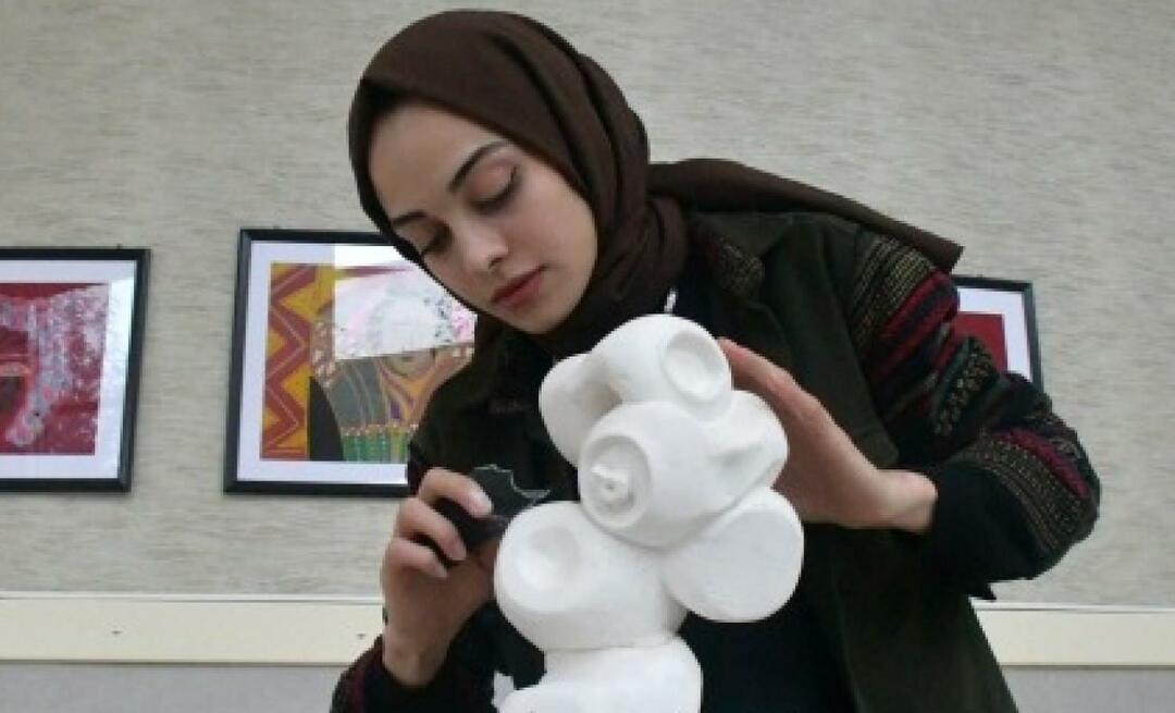 Cena ministerstva kultury Emine Erdağ, která svou cestu začala malováním a pokračovala sochařstvím!