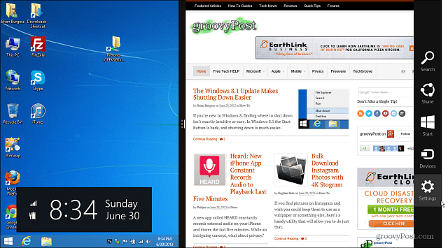 Moderní uživatelské rozhraní systému Windows 8.1