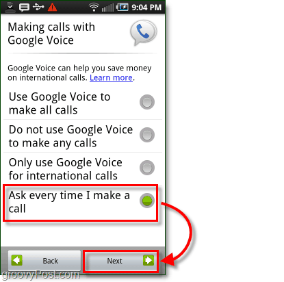 Nastavení hlasu Google Voice v Android Mobile Config