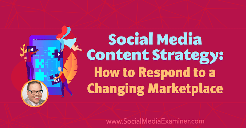 Strategie obsahu sociálních médií: Jak reagovat na měnící se tržiště s postřehy Jaye Baera v podcastu o marketingu sociálních médií.