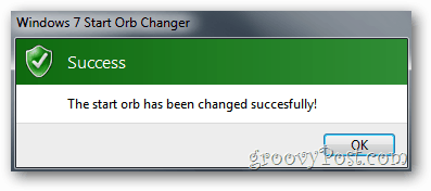 Start Orb Changer - Úspěch!